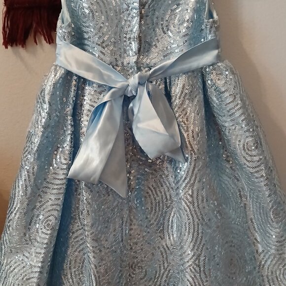 American Princess Blue Sequin Dress - Picture 3 of 6